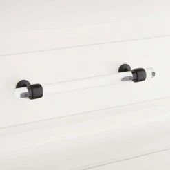 Signature Hardware Beryn 7-7/8 in. Cabinet Pull in Matte Black