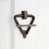 Signature Hardware Joyner Brass Door Knocker in Oil Rubbed Bronze