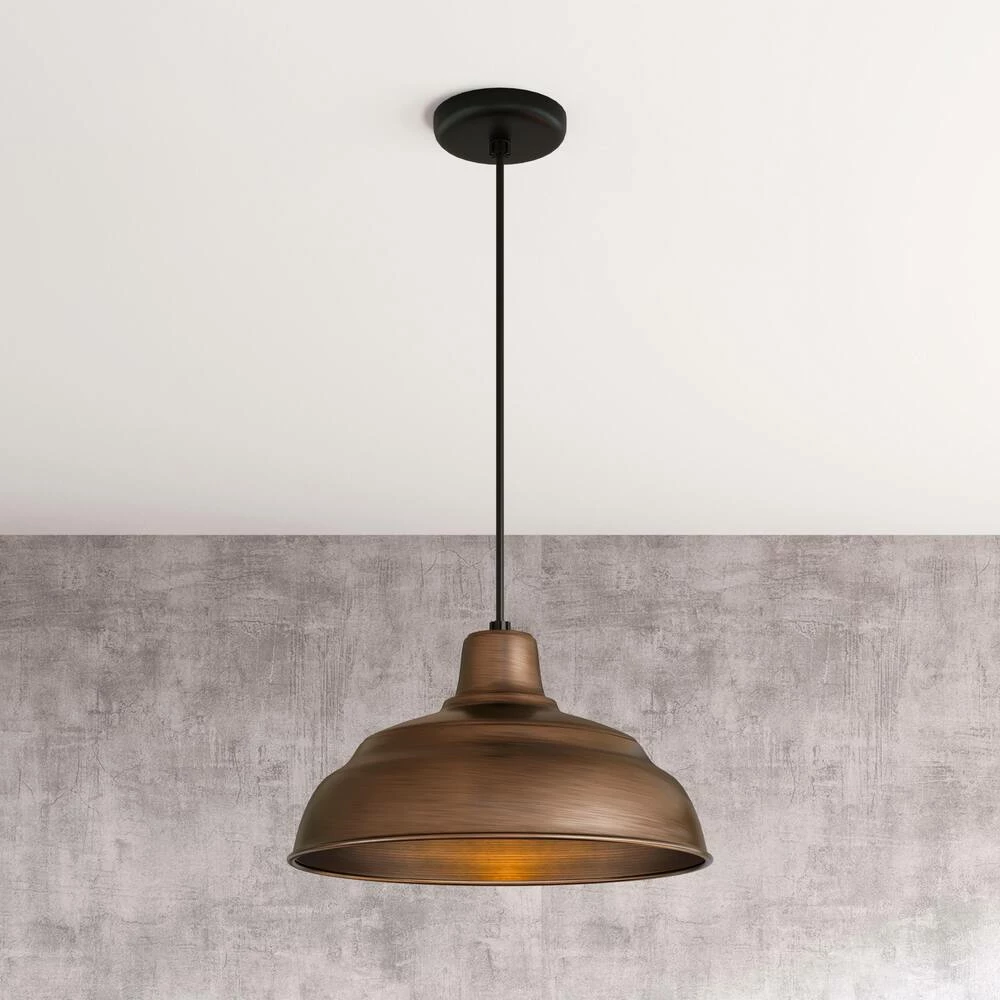 Signature Hardware Strasbourg 1/2 x 8-5/8 in. Brass Cabinet Pull in Antique Brass - Image 2