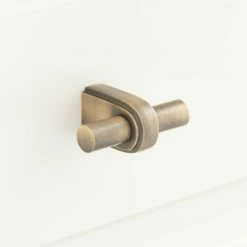 Signature Hardware Imun 1-3/4 in. Brass Cabinet Knob in Antique Brass
