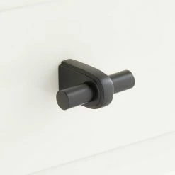 Signature Hardware Imun 1-3/4 in. Brass Cabinet Knob in Black
