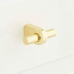 Signature Hardware Imun 1-3/4 in. Brass Cabinet Knob in Polished Brass