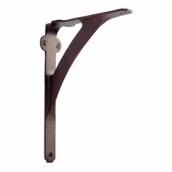 Signature Hardware Dulcet 5-1/4 in. Cast Iron Shelf Bracket in Distressed White