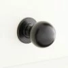Signature Hardware Rodino 1-1/4 in. Brass Round Cabinet Knob in Antique Brass