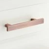 Signature Hardware Covello 7-1/2 in. Rectangular Cabinet Pull in Antique Copper