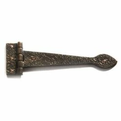 Signature Hardware Classic 3-3/8 in. Residential Strap Hinge in Oil Rubbed Bronze