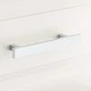 Signature Hardware Covello 7-1/2 in. Rectangular Cabinet Pull in Brushed Chrome