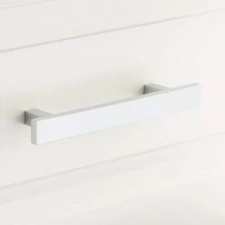 Signature Hardware Covello 7-1/2 in. Rectangular Cabinet Pull in Brushed Chrome