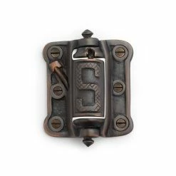 Signature Hardware 3-3/8 in. Residential Self-Closing S Design Screen Door Hinge in Oil Rubbed Bronze