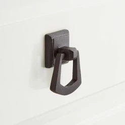 Signature Hardware Bronze Drop Pull in Dark Bronze