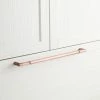 Signature Hardware Lunata 18-5/8 in. Rectangular Appliance Pull in Antique Copper