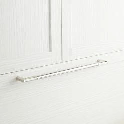 Signature Hardware Lunata 18-5/8 in. Rectangular Appliance Pull in Polished Nickel