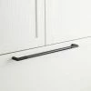 Signature Hardware Lunata 18-5/8 in. Rectangular Appliance Pull in Matte Black