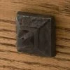 Signature Hardware 1-1/4 in. Hand Forged Iron Square Nail Head Clavos in Natural Black