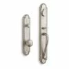 Signature Hardware Marconi Bronze Entrance Set with Oval Door Knob in Dark Bronze