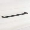 Signature Hardware Lunata 8-1/2 in. Rectangular Cabinet Pull in Satin Black