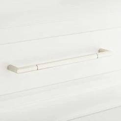 Signature Hardware Lunata 8-1/2 in. Rectangular Cabinet Pull in Brushed Nickel