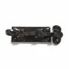 Signature Hardware Cast Iron Slide Bolt in Matte Black Powder Coat
