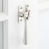 Signature Hardware Brass Casement Window Latch in Polished Nickel