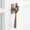 Signature Hardware Brass Casement Window Latch in Antique Brass