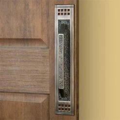 Signature Hardware Mission 3 in. Brass Door Pull in Antique Brass