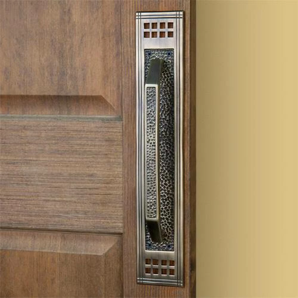 Signature Hardware Mission 3 in. Brass Door Pull in Antique Brass