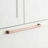 Signature Hardware Rindahl 11-3/4 in. V-shaped Appliance Pull in Antique Copper