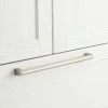 Signature Hardware Rindahl 11-3/4 in. V-shaped Appliance Pull in Brushed Nickel