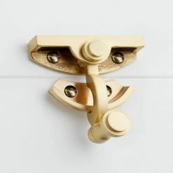 Signature Hardware Solid Bronze Sash Lock in Satin Bronze