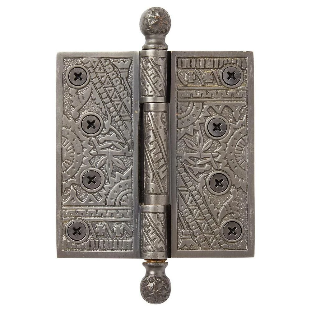 Signature Hardware Casablanca 5-7/8 in. Residential Door Hinge in Antique Pewter