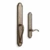 Signature Hardware Marconi Brass Oval Entrance Door Set with Lever Handle in Satin Brass