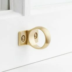 Signature Hardware Solid Brass Window Sash Loop in Satin Brass