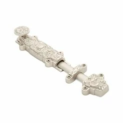 Signature Hardware Ernst 9-5/8 in. Brass Slide Bolt in Oil Rubbed Bronze