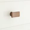Signature Hardware Calais 1-1/2 in. Brass Rectangular Cabinet Knob in Oil Rubbed Bronze