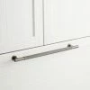Signature Hardware Evinger 20 in. Rectangular Knurled Appliance Pull in Antique Nickel