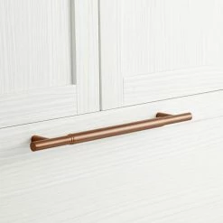 Signature Hardware Colmar 21 in. Cylinder Appliance Pull in Oil Rubbed Bronze