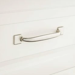 Signature Hardware Emmitt 1 x 6-3/4 in. Iron Cabinet Pull in Distressed Antique Nickel