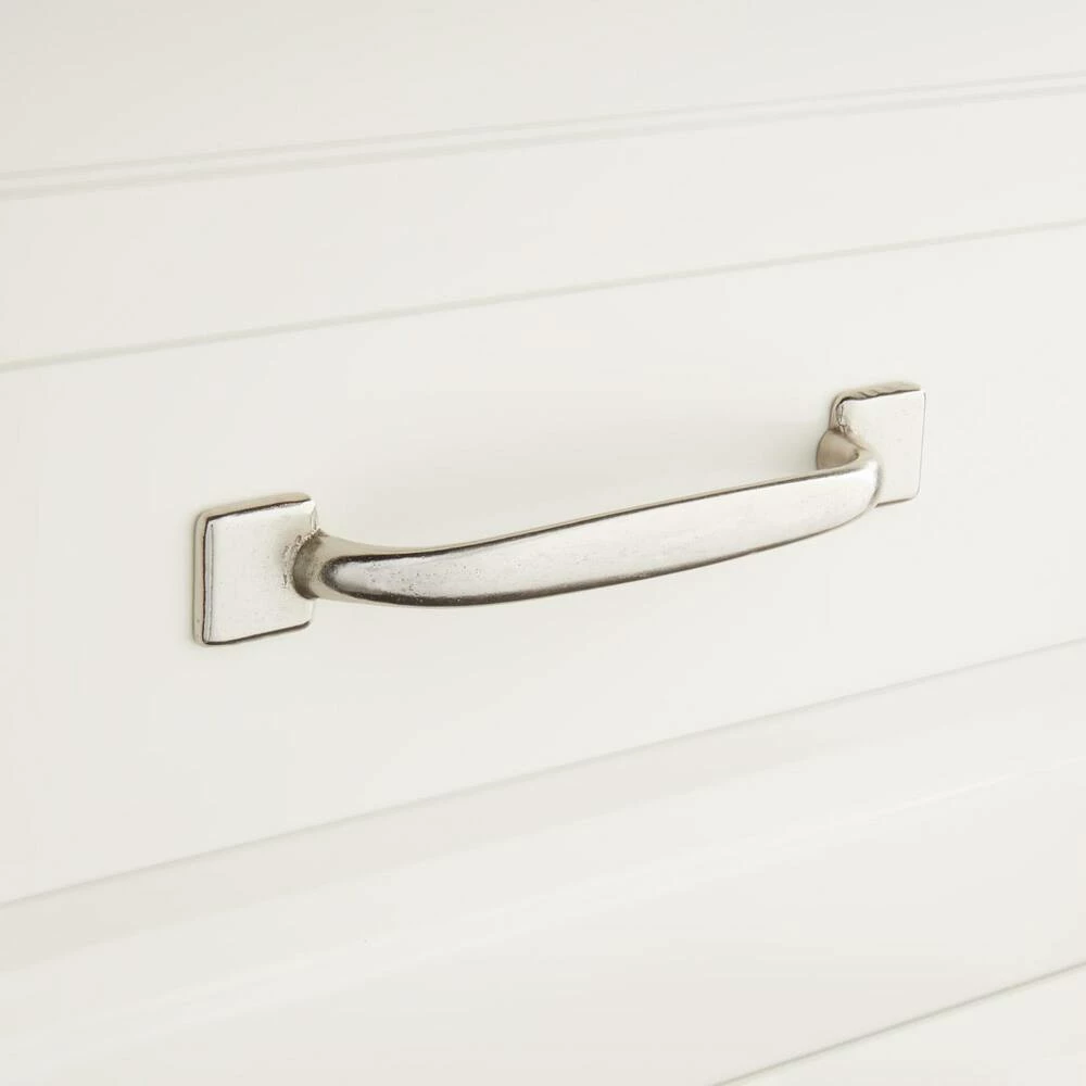 Signature Hardware Emmitt 1 x 6-3/4 in. Iron Cabinet Pull in Distressed Antique Nickel