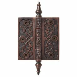 Signature Hardware Vine 6 in. Residential Door Hinge in Oil Rubbed Bronze