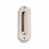 Signature Hardware Old World 2 in. Brass Door Pull in Brushed Nickel
