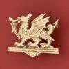 Signature Hardware Welsh Dragon 4-3/4 in. Brass Door Knocker in Polished Brass
