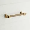 Signature Hardware Industrial 6-5/16 in. Cabinet Pull in Antique Matte Brass