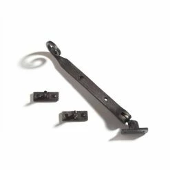 Signature Hardware 10 in. Cast Iron Window Stay in Dark Antique Pewter