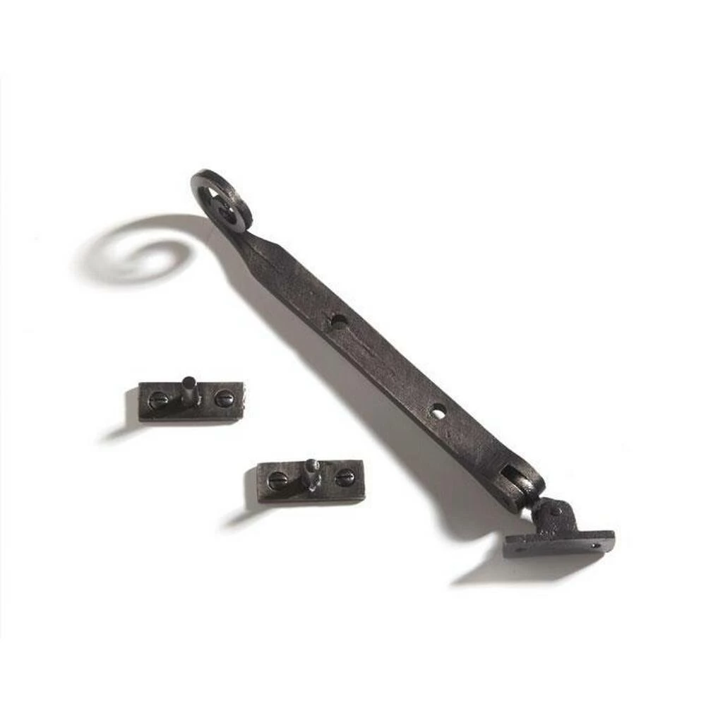 Signature Hardware 10 in. Cast Iron Window Stay in Dark Antique Pewter