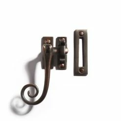 Signature Hardware Brass Window Latch in Oil Rubbed Bronze