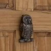 Signature Hardware Owl 3-1/8 in. Brass Door Knocker in Antique Brass
