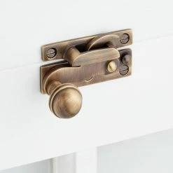 Signature Hardware Victorian Bronze Sash Lock in Antique Bronze