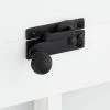 Signature Hardware Victorian Bronze Sash Lock in Matte Black