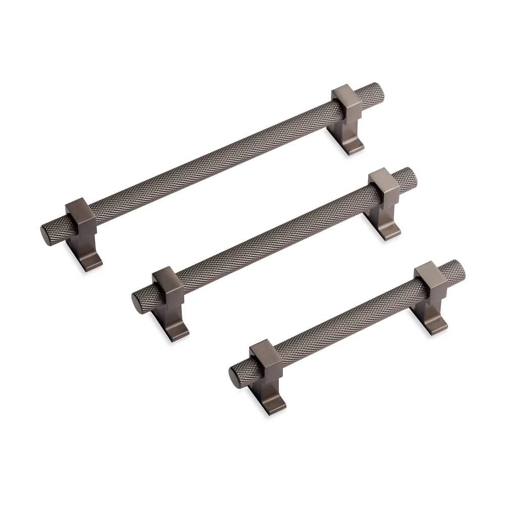 Signature Hardware Industrial 6-5/16 in. Cabinet Pull in Polished Nickel - Image 2