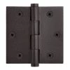 Signature Hardware 3-1/2 in. Solid Bronze Mortise Door Hinge in Dark Bronze